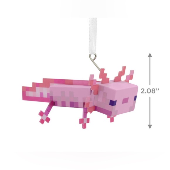 NIB! HALLMARK 2025 MINECRAFT AXOLOTL! YOUR FAV MINECRAFT CHARACTER!!! - Picture 4 of 8